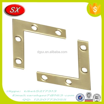 China Supplies Solid Brass Flat Steel Decorative Corner Brace For