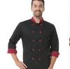 Chef uniform/cotton chef coat/Black long sleeve jacket