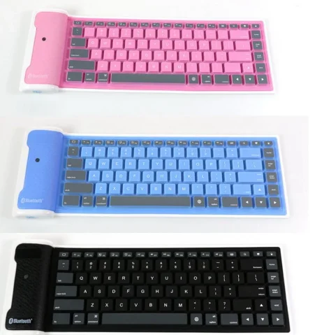 
Portable flexible custom wireless keyboard 2.4g wireless keyboard bluetooth keyboard 