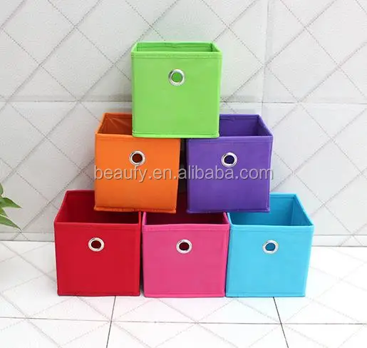 decorative cube storage bins