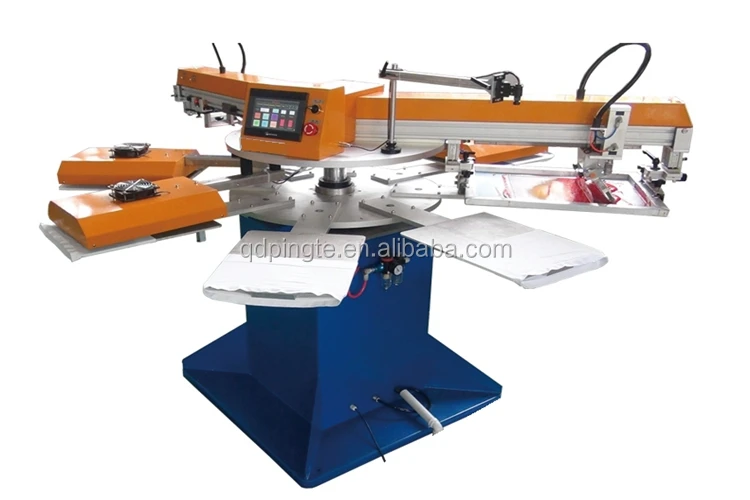 Fully Automatic Carousel Screen Printing Machine Buy Automatic Carousel Screen Printing
