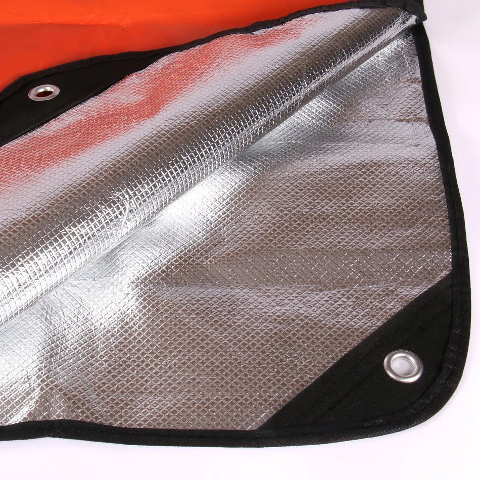 

Outdoor Survival Thermal Reflective  All Weather Blanket, Orange or custom color