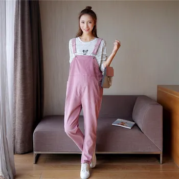 maternity pink jumpsuit