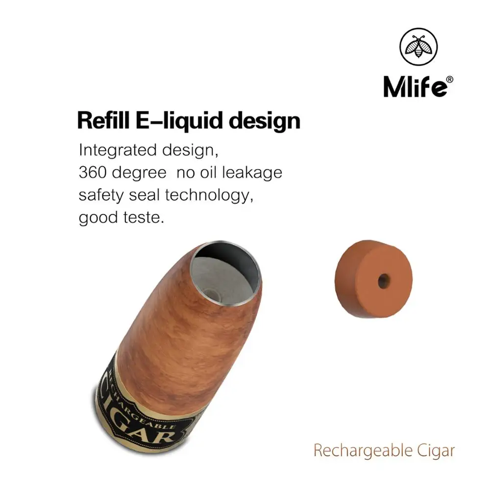 Mlife electronic cigar kit factory supplier huge vapor smoking cigar pen