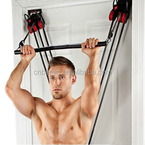 

Home door gym equipment resistance band x-factor plus exercise rubber bands kit