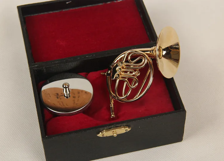 2019 New Home Decoration Music Gift,Miniature French Horn Musical