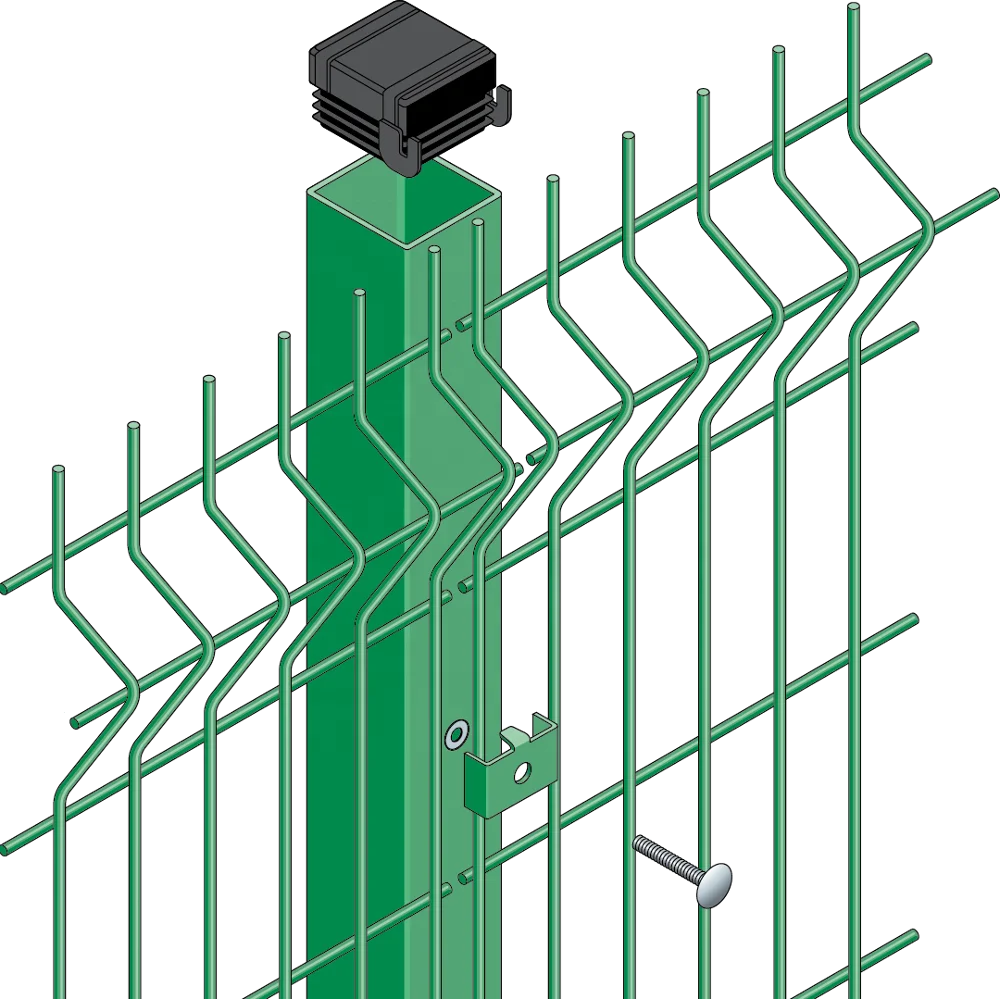 

Security and Protection Wire Mesh Panels Fence for House /Industrial Area