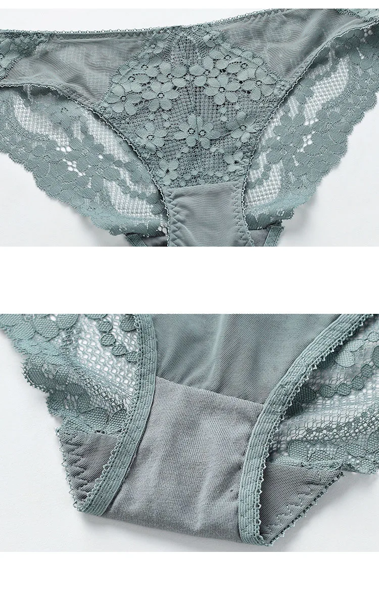 Ultra-thin Embroidery Lace Goddess Wirefree Lingerie Bra And Panties ...