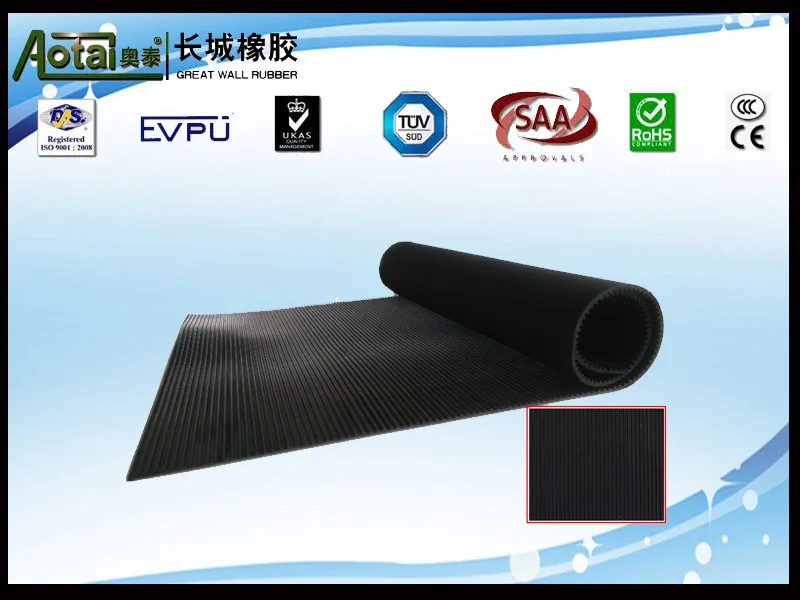 anti-slip industrial facory warehouse rubber floor