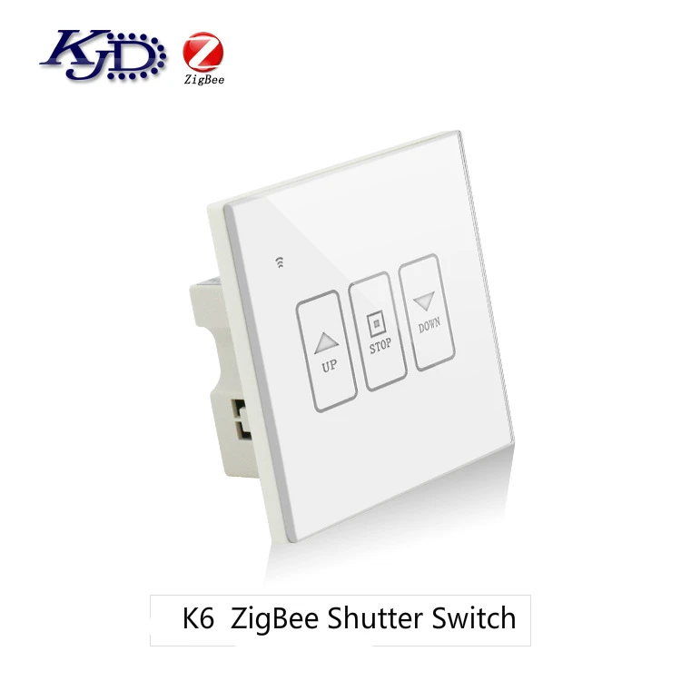 Zigbee Touch Switch Roller Shutter Wall Switch For Smart Home