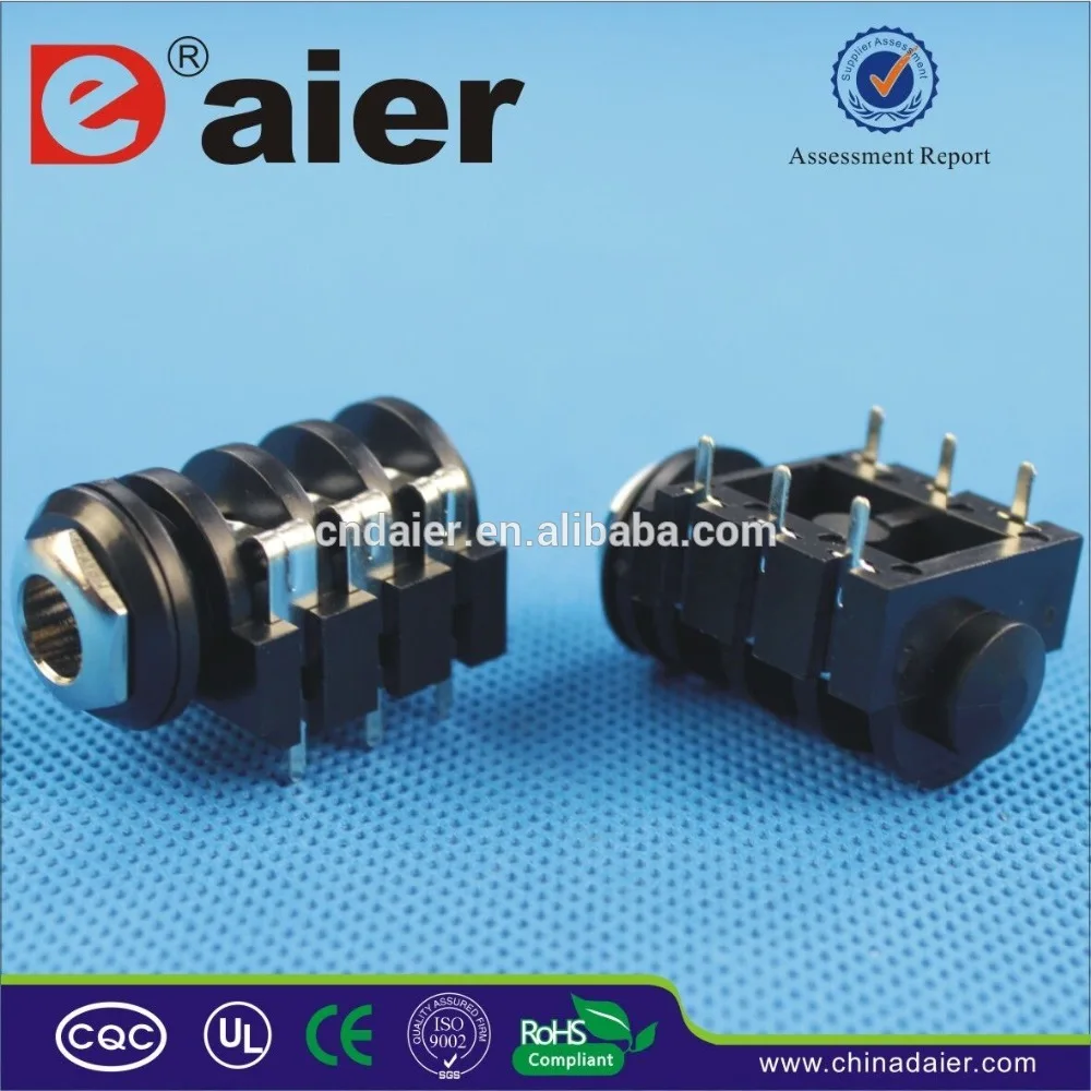 High Quality 6.35mm stereo jack socket