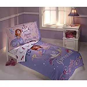 Buy 4 Pieces Kids Disney Sofia The First Toddler Bedding Set