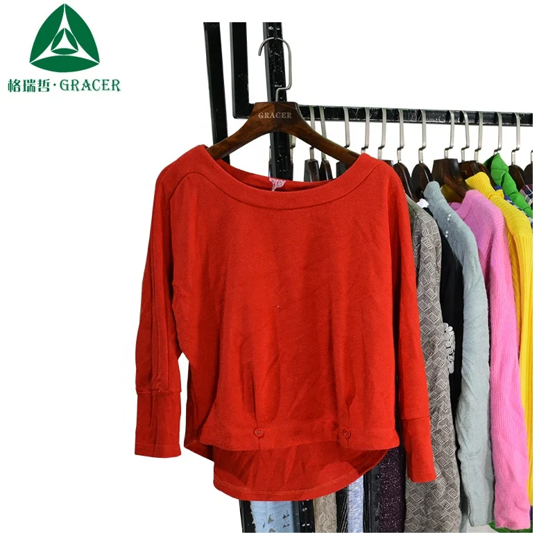 

Second Hand Design Kids Sweater Used Children Clothes, Bright color used clothing