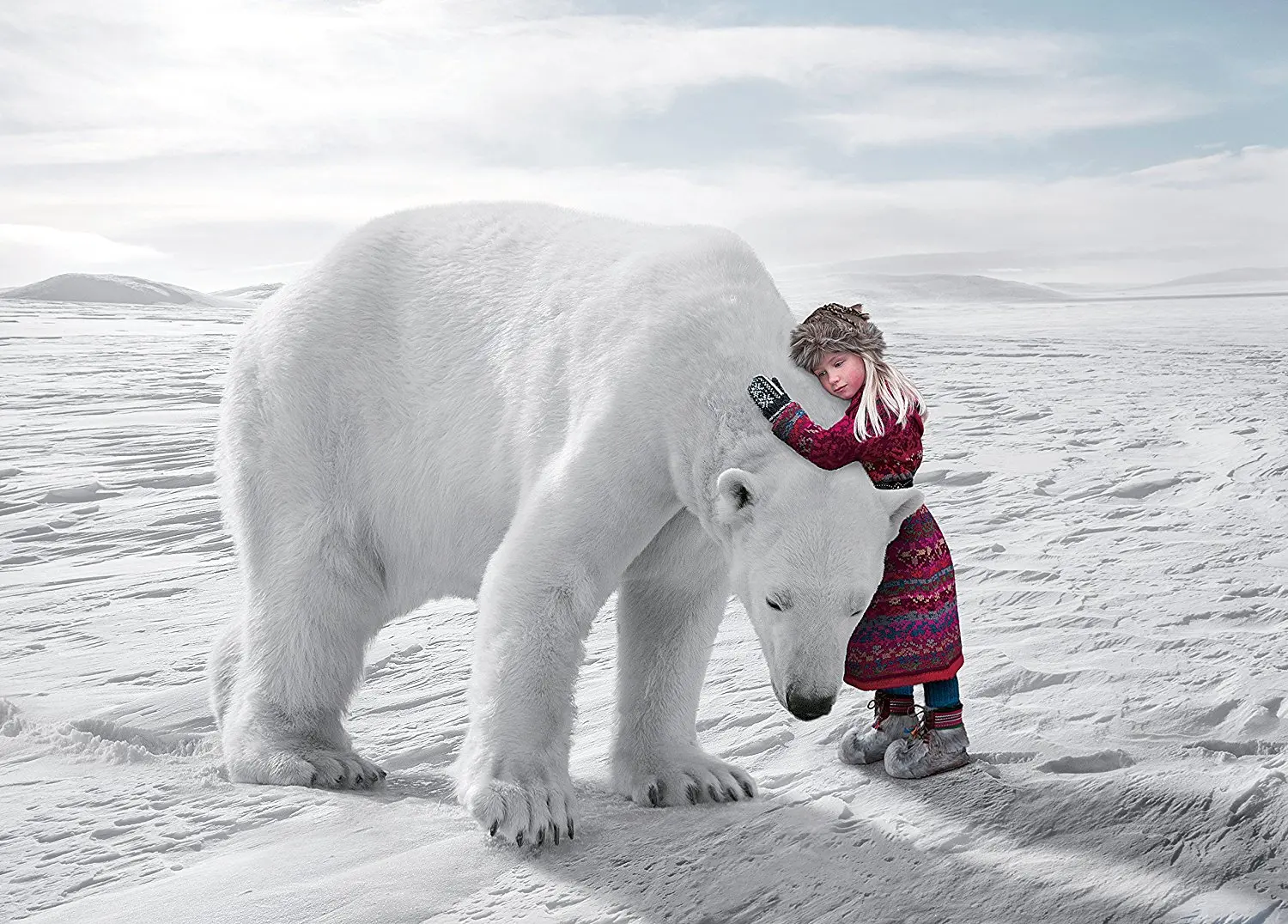 outdoor christmas polar bears