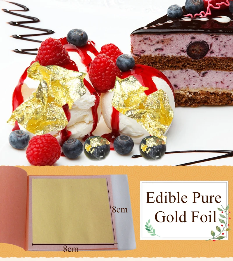 24k-transfer-edible-gold-leaf-foil-sheets-food-decoration-cake-baking