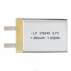 Li-polymer Battery 372540 360mAh 3.7V With Stable PCM LiPo Battery pack