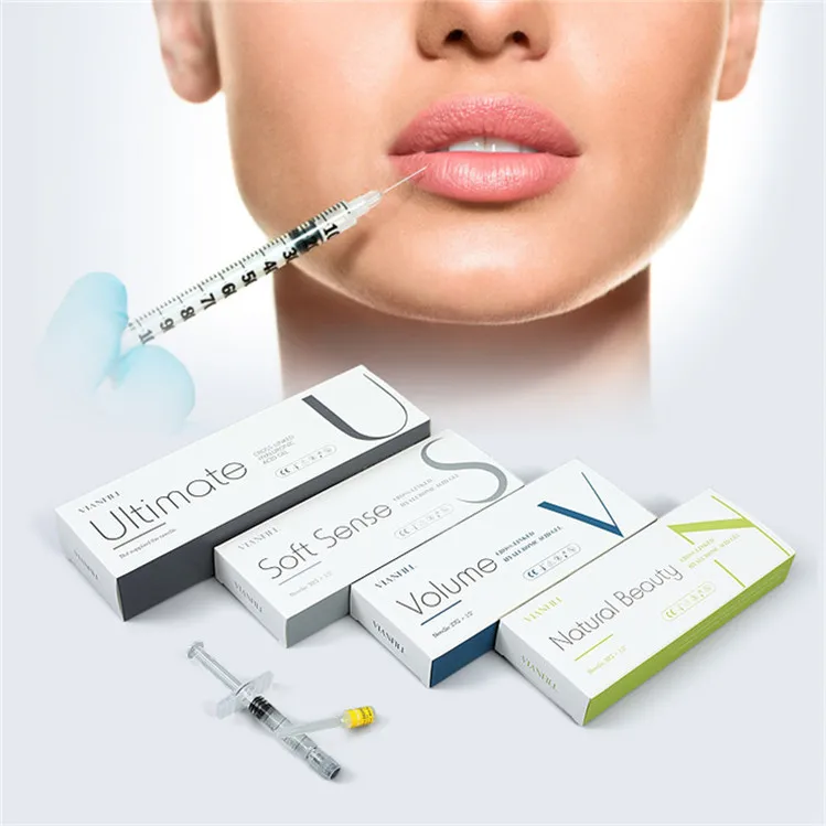 

Facial injectable cross linked collagen 2ml Derm hyaluronic acid lip filler