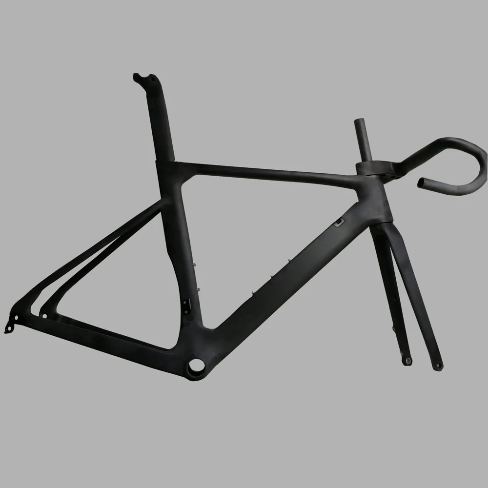 Fully Internal Cable Routing 700x28c Aero Carbon Disc Road Bike Frame