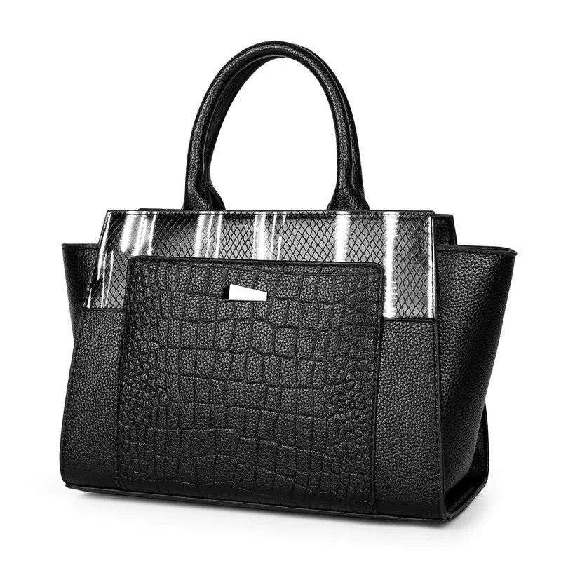 

JIANUO casual luxury handbags crocodile handbag lady large handbags shoulder bag