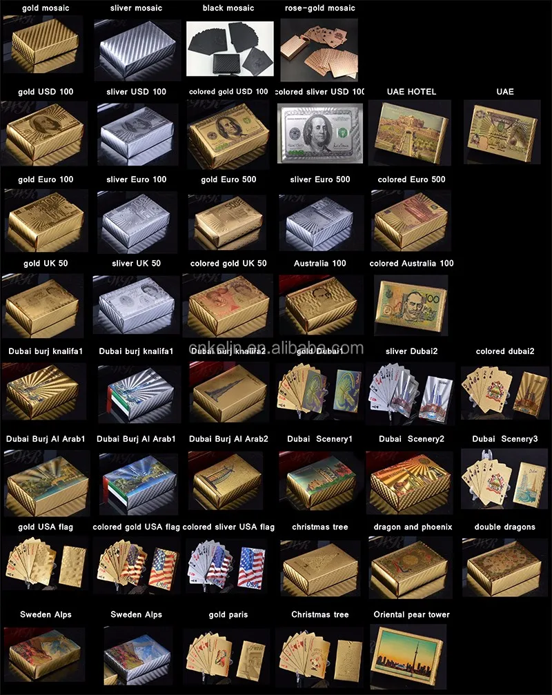 playing cards catalog