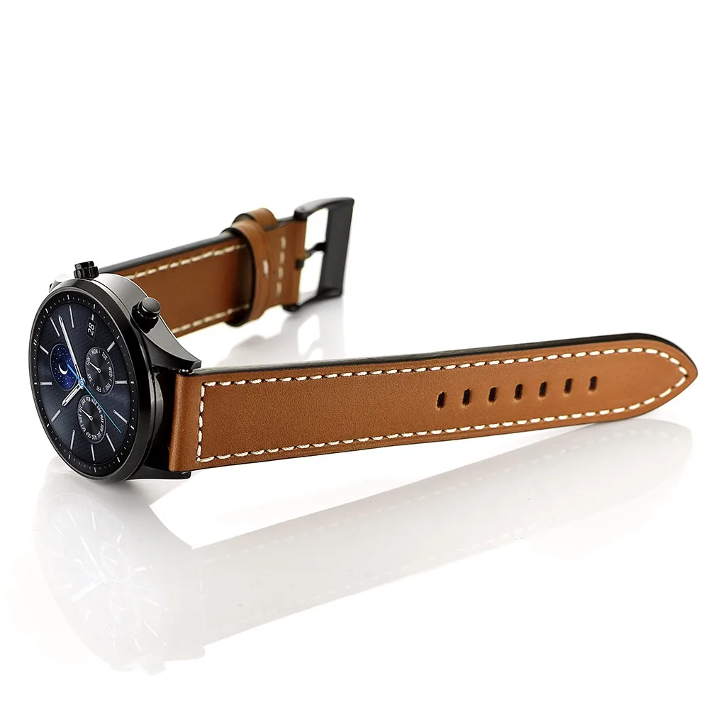 For Gear S3 Frontier / Classic Watch Band, For Samsung Gear S3 Leather Strap Replacement Band