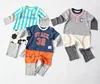 Baseball and football sports stylish pure cotton long sleeve 2018 autumn baby romper