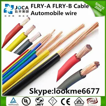 Iso 6722 / Din 72551-6 Standard Single Core Flr5y Type Automotive Wire ...