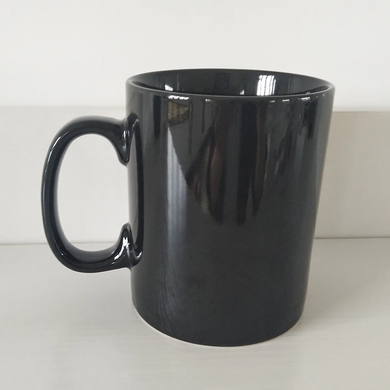 Cheap Stoneware Matte Finished Writable Black Matte Coffee Mug - Buy ...