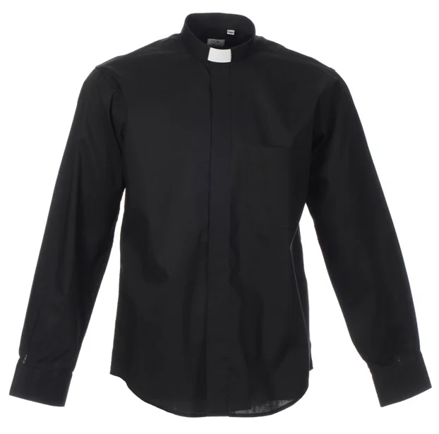 Men's Clergy Shirt Daniel Ellissa Clergy Tab Collar French Cuff Dress