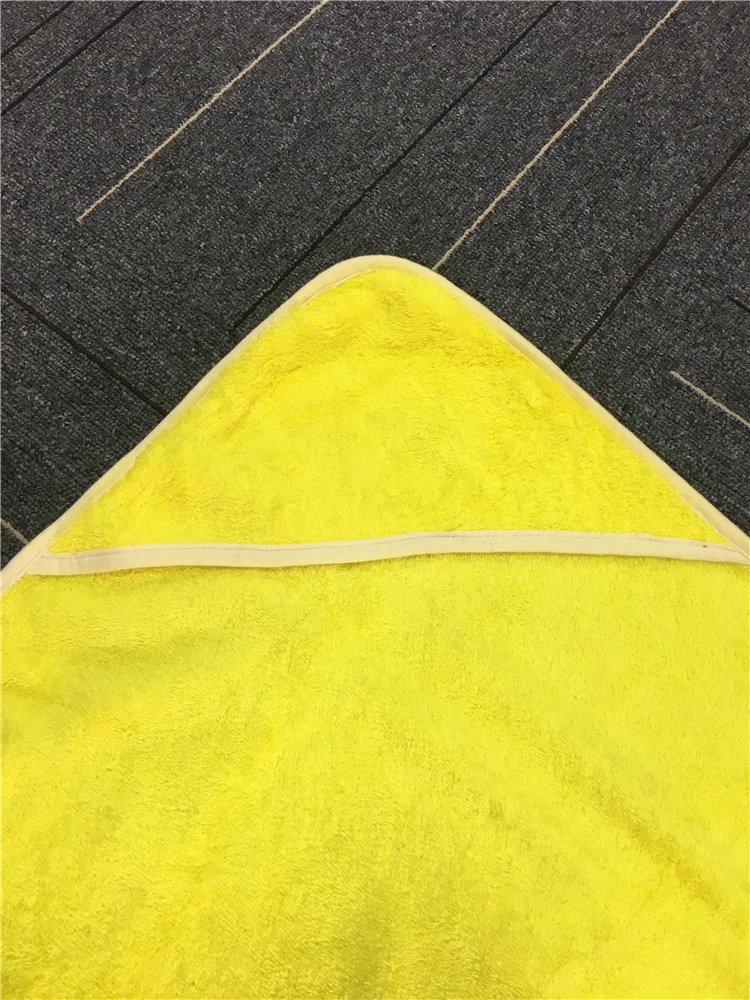 Custom Soft Hooded Hands Free Baby Towel Wrap Apron Baby Hooded Bath