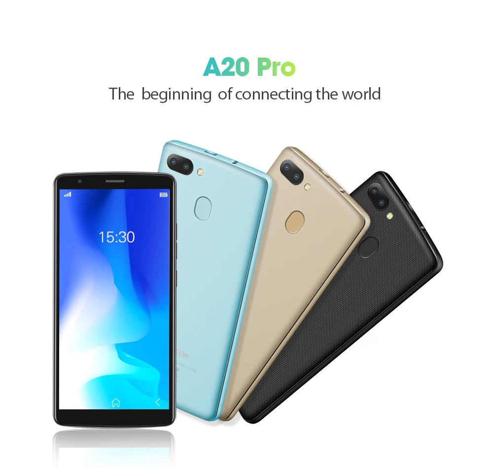 Blackview A20 Pro Smartphone 5.5"18:9 Hd+ Full Screen Android 8.1