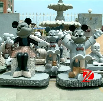 Garden Stone Mickey Mouse Statue
