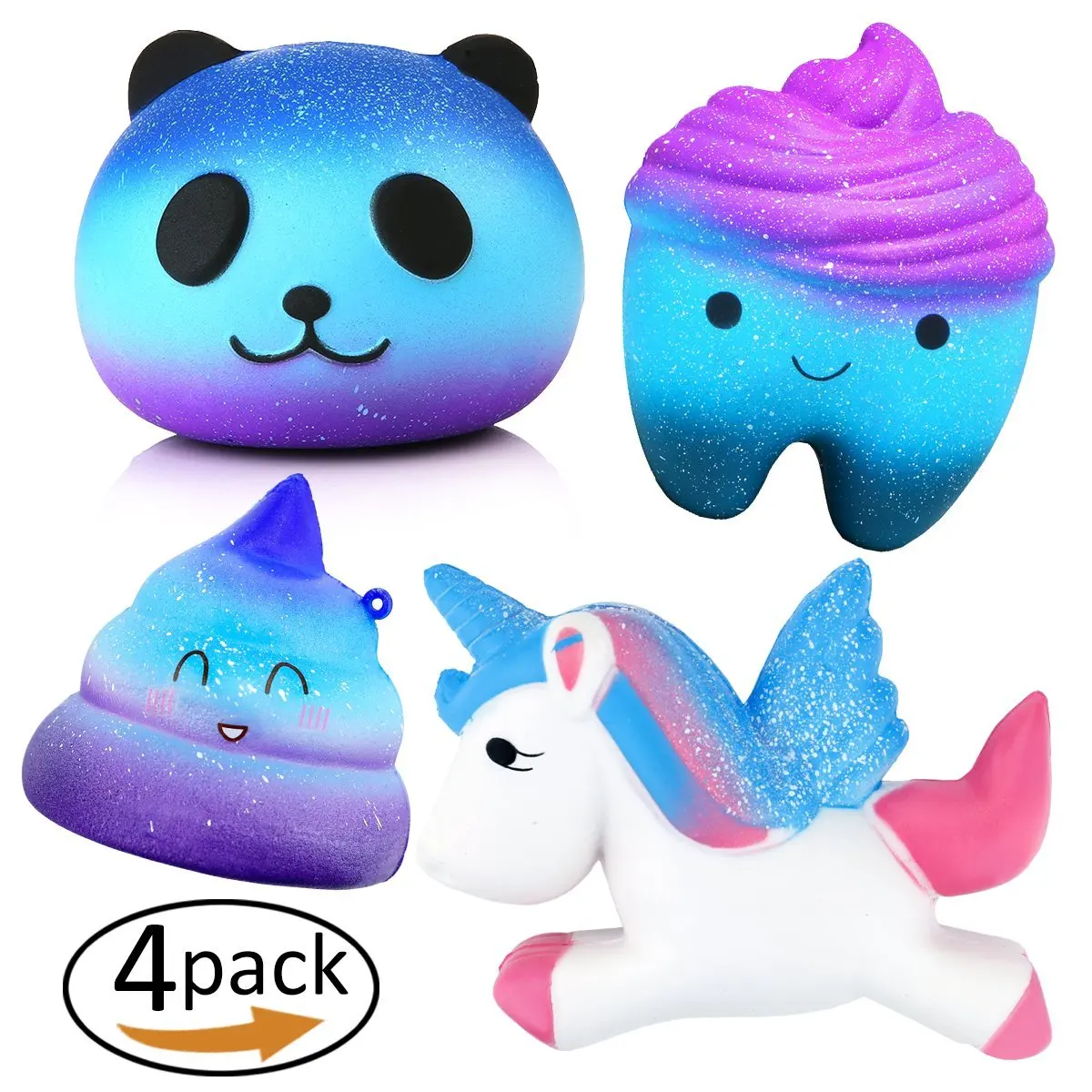 galaxy panda squishy