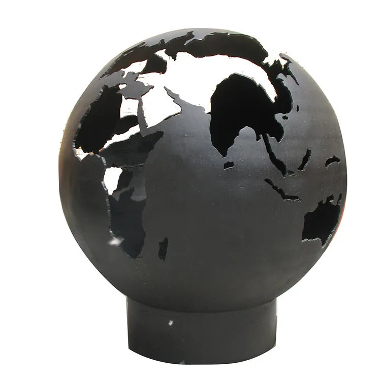 

Sphere Fire pits with Various Design for Outdoor Using, Black or rusty