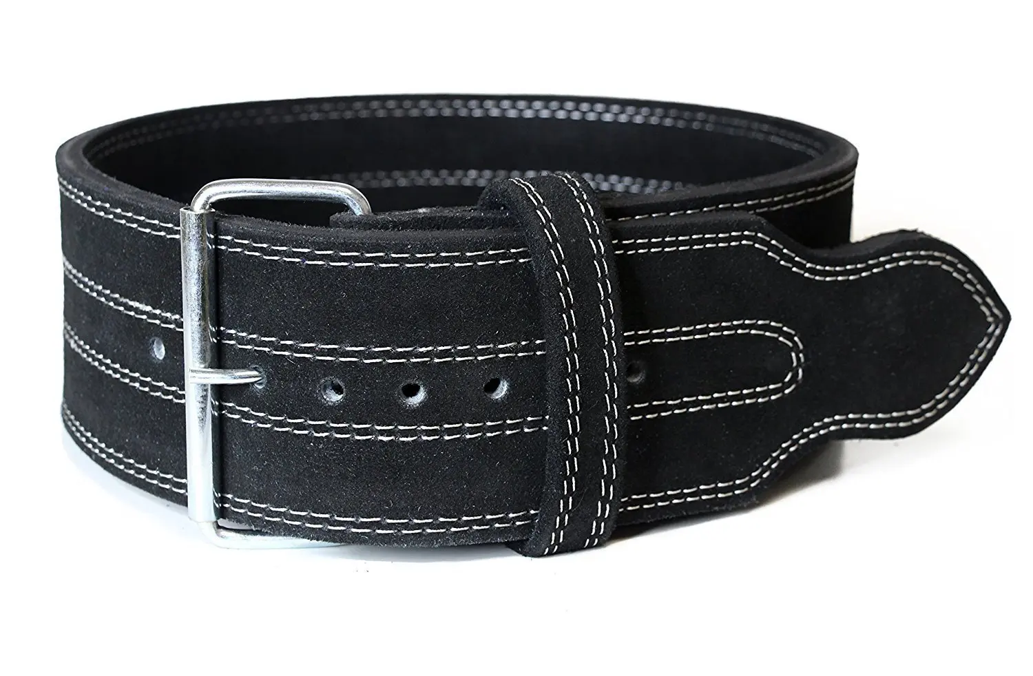 Buy Weider Leather 4 Wide Weightlifting Belt - Squat - Power - Lifting ...