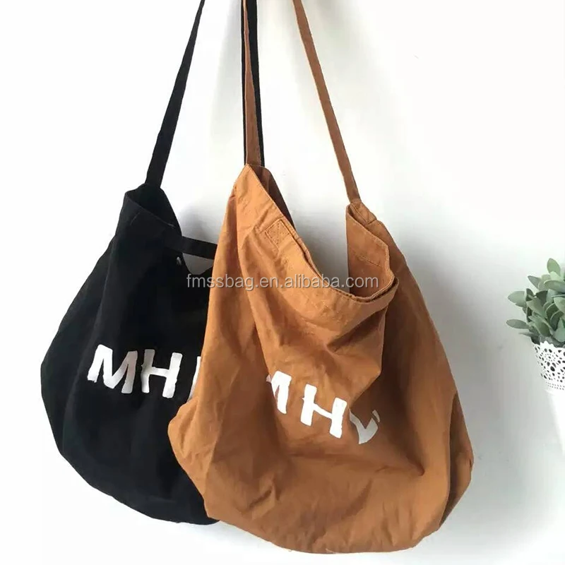 

100% natural printed calico canvas shopping tote cotton bag, Pantone color