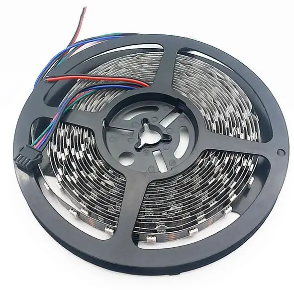 digital led strip 5050rgb apa102 led strip 60 leds black PCB