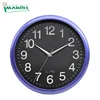 Imarch WC30001- BU Chinese factory OEM Round Shape Wall Clock Silent Non Ticking Quality Quartz For Home Office School Clock