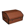 High Quality Waterproof Folding Pu Leather Car Storage Box for Car Trunk Organizer Storage Box with Good Price