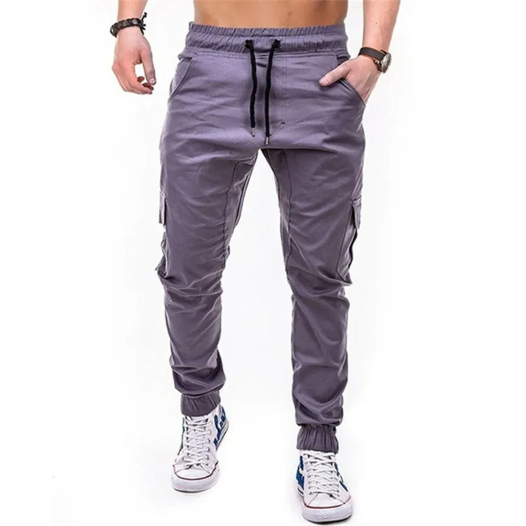 

2019 new arrival mens custom joggers with pockets, As picture or customized make