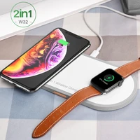 

2019 Charging Pad Smart Phone 2 in 1 for iWatch iPhone Fast Wireless Charger