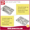 Zhongte custom metal trays 3 compartment food trays school lunch box tray