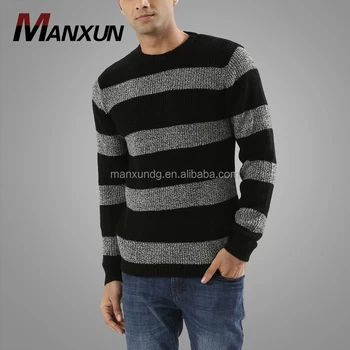 Mens Shrug Latest Sweaters Design Wide Striped Knitted Thick Men Casual Sweater Winter 2017 , Buy Cheap Pullover Sweater Men,Winter Plain Pullover