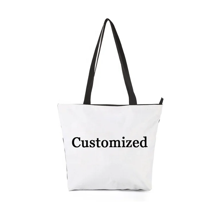 

Promotional reusable eco friendly custom tote bag cotton canvas, Customized