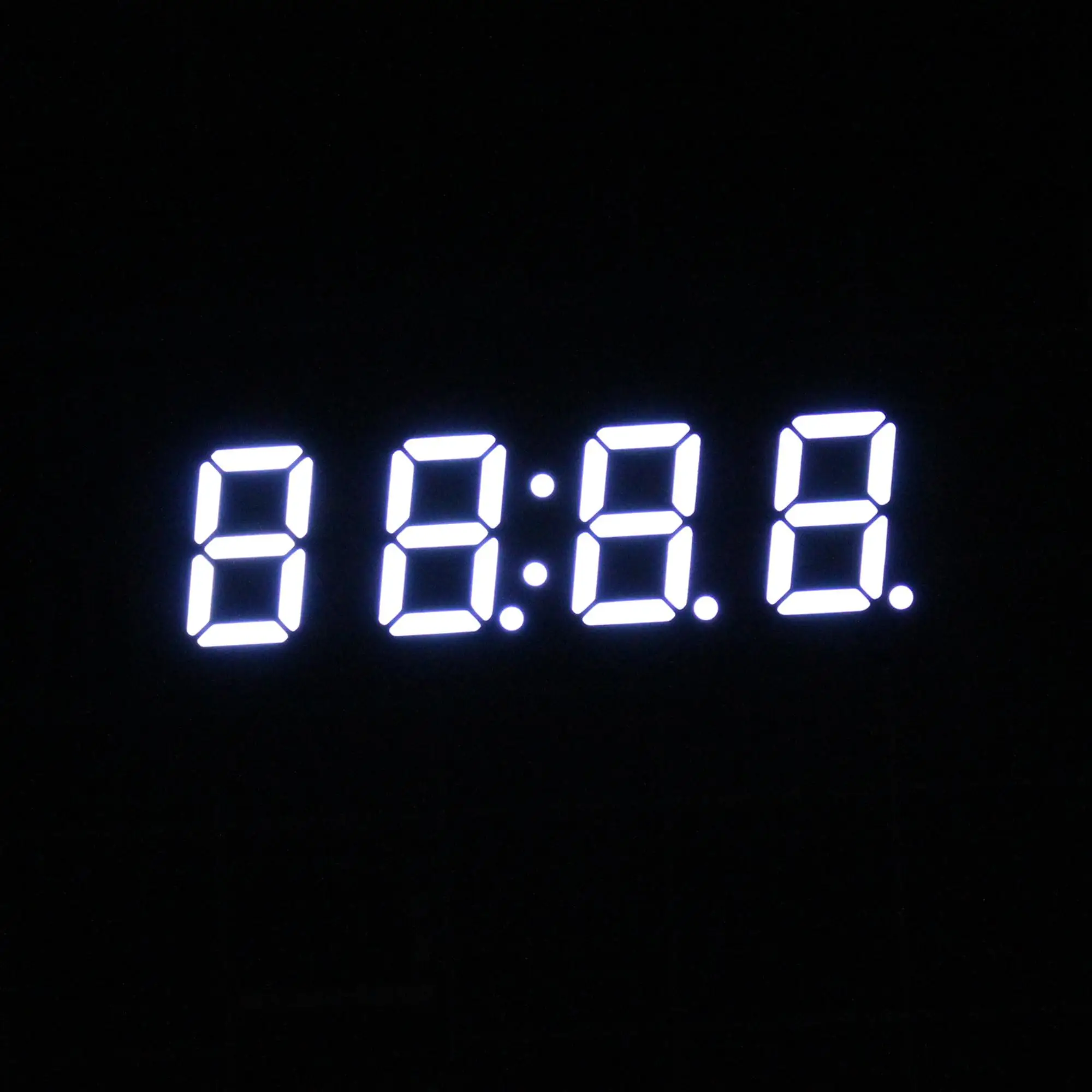 4 digit 0.4 inch common anode 7 segment led display, white led 7 segment display