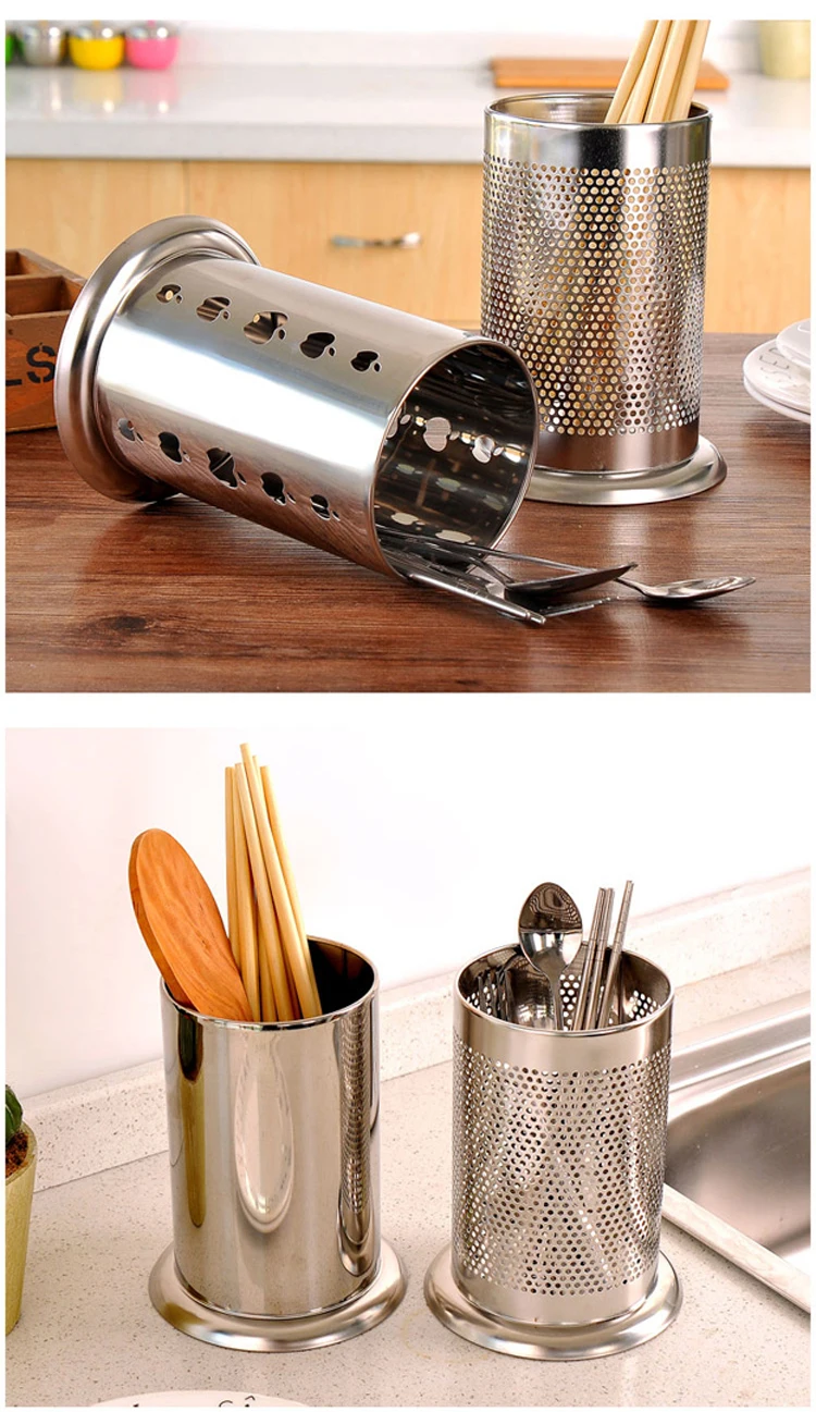 Stainless Steel Metal Kitchen Utensil Holder Buy Kitchen Utensil