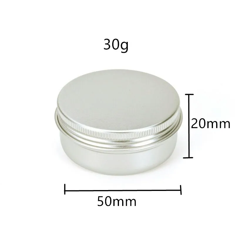 60ml 2oz Low Moq Metal Tin Can Empty Aluminum Jars Round Christmas ...