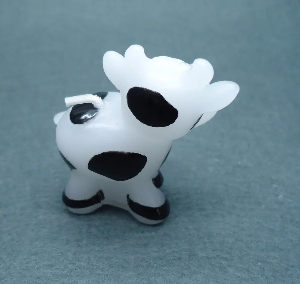 
Allite factory Creative Wedding/party decorative animal cow art candle 