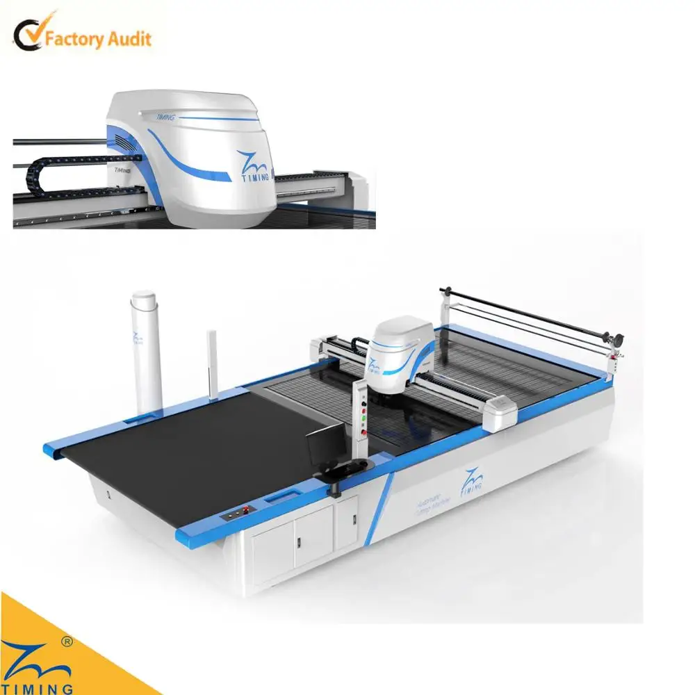 Wuhan Automatic CNC Fabric Textile Garment Cloth Cutting Table Machine