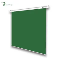 

100 Inch 4:3 16:9 Canvas Green Fabric Motorized Auto Electric Projector Screen